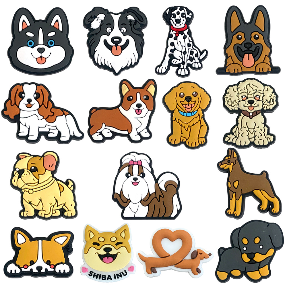 Croc Style Clog - Animals Dog Shoe Charms Pin for