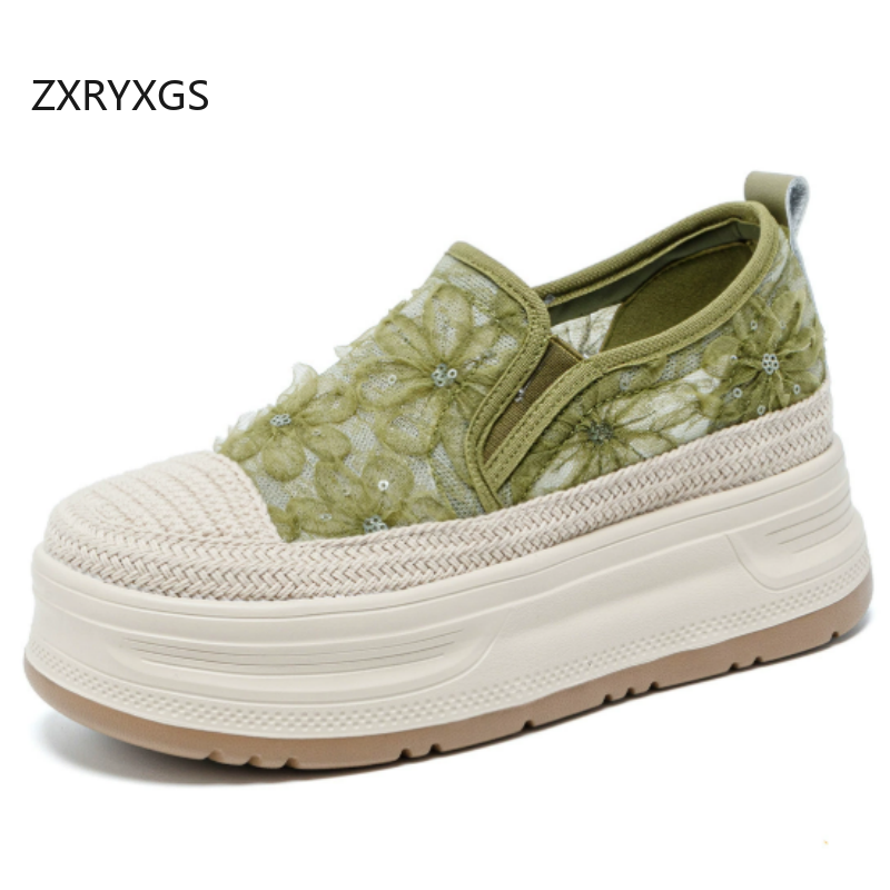 Women Shoes Size 7 - ZXRYXGS Premium Lace Mesh Breathable Sneakers