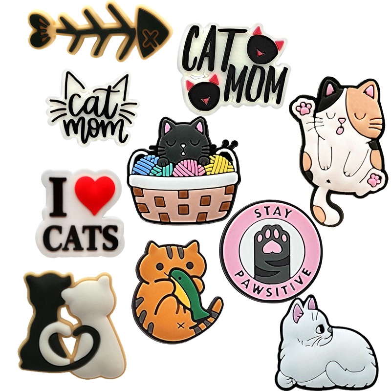 Cute Cats Shoe Charms Pin for  - Croc Style Clog ulasan dan harga