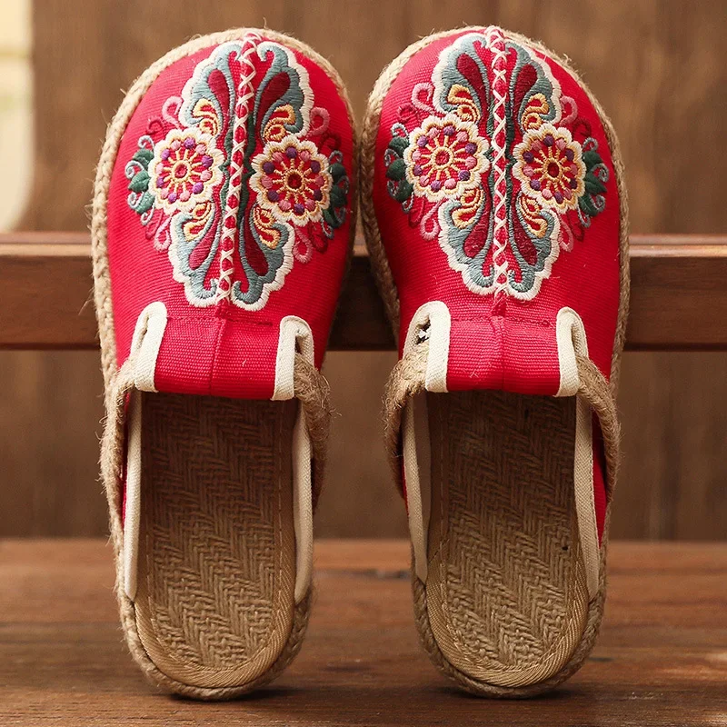 2025 Women Casual Linen Handma - Women'S Shoes Vegan ulasan dan harga