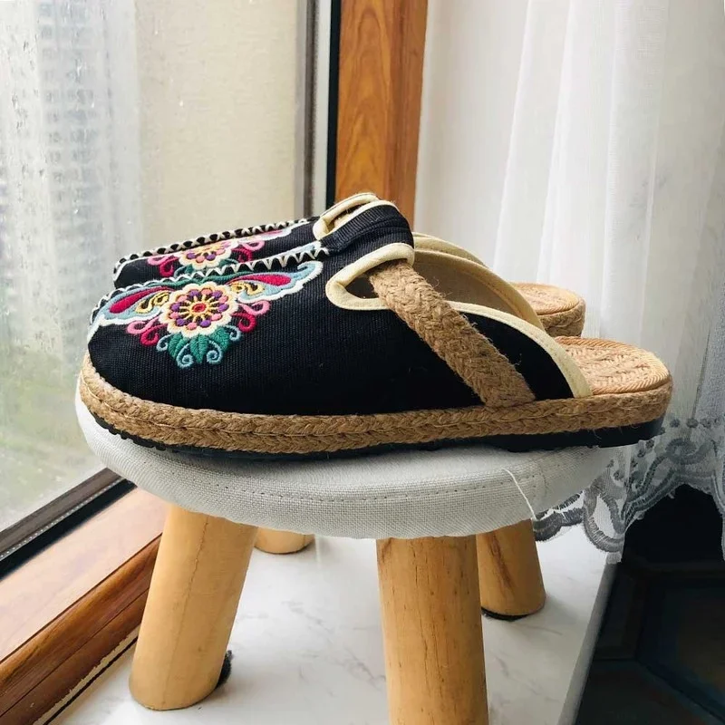 2025 Women Casual Linen Handma - Women'S Shoes Vegan ulasan dan harga