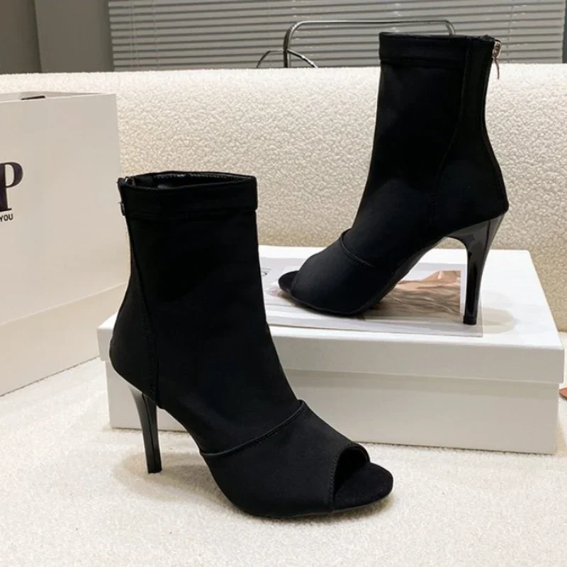 2025Women Ballroom Latin Dance - Sock Boot Women ulasan dan harga