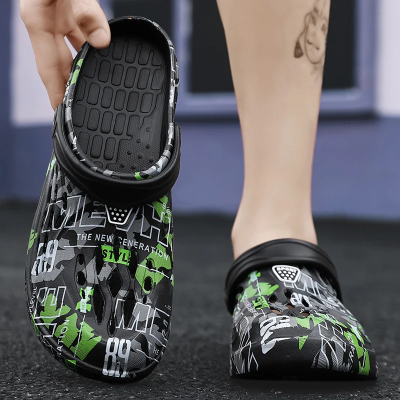 Plus Size New Men's Slippers S - Croc Style Clog ulasan dan harga
