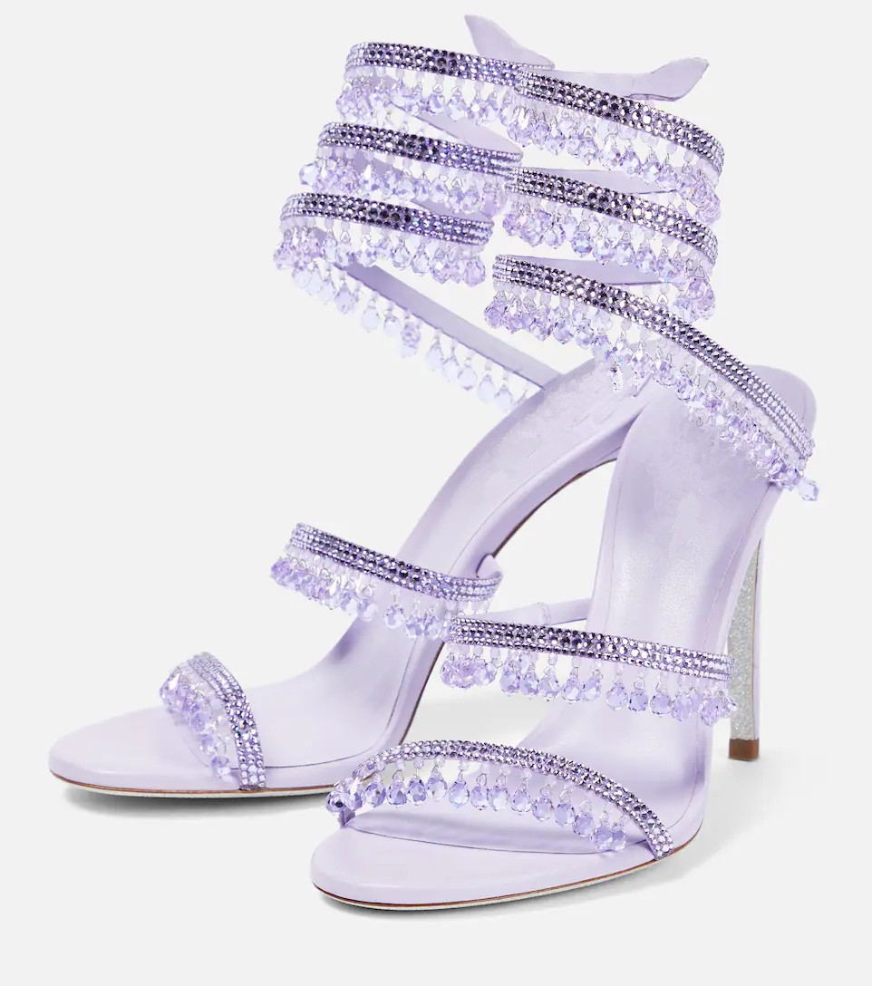 Sexy Green Crystal Fringe Stil - Peep Toe Heels ulasan dan harga