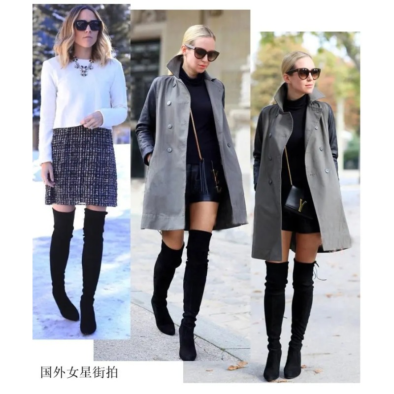 New European and American Styl - Sock Boot Women ulasan dan harga
