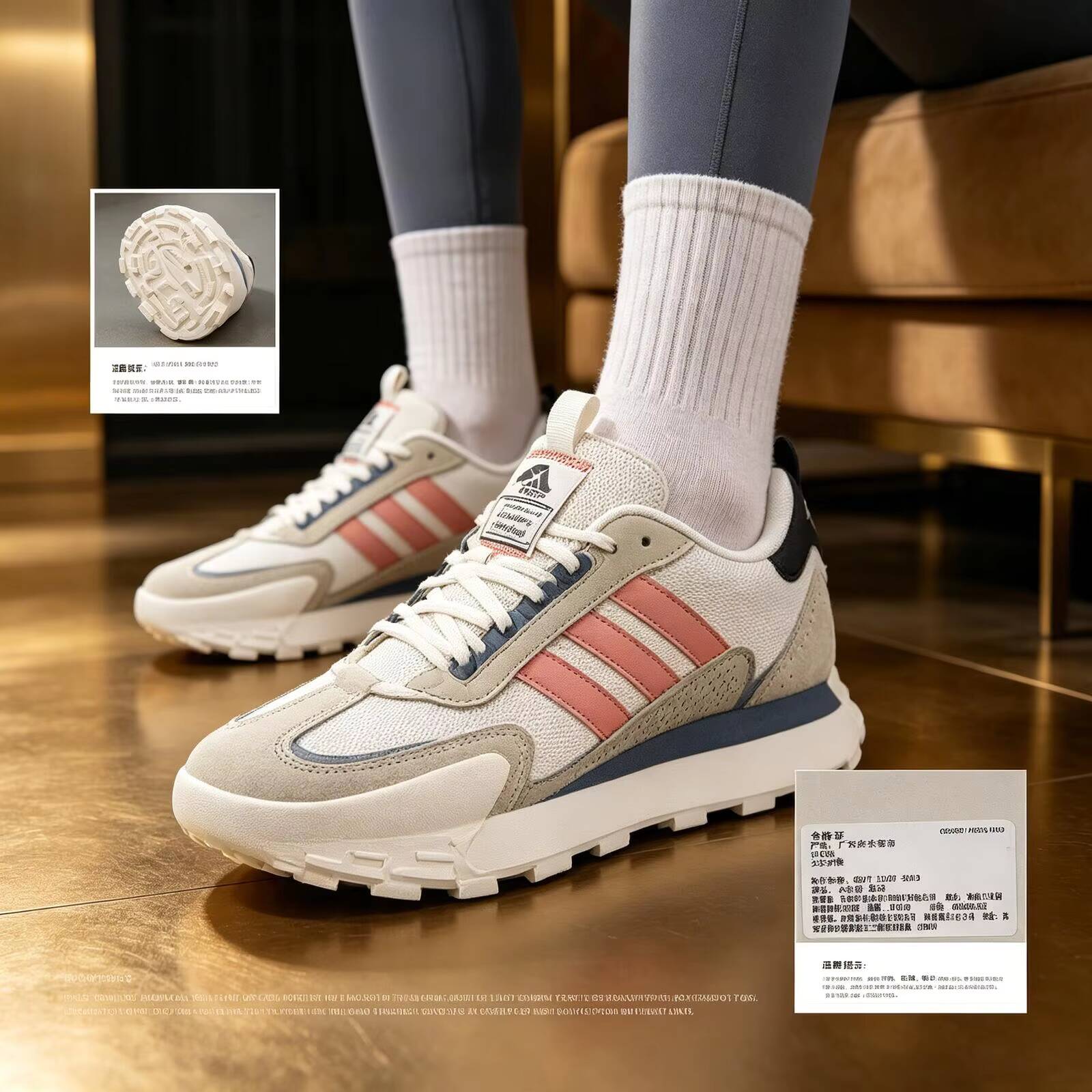 New Adidas Women Beige Pink Co - Women'S Shoes Pink Adidas ulasan dan harga