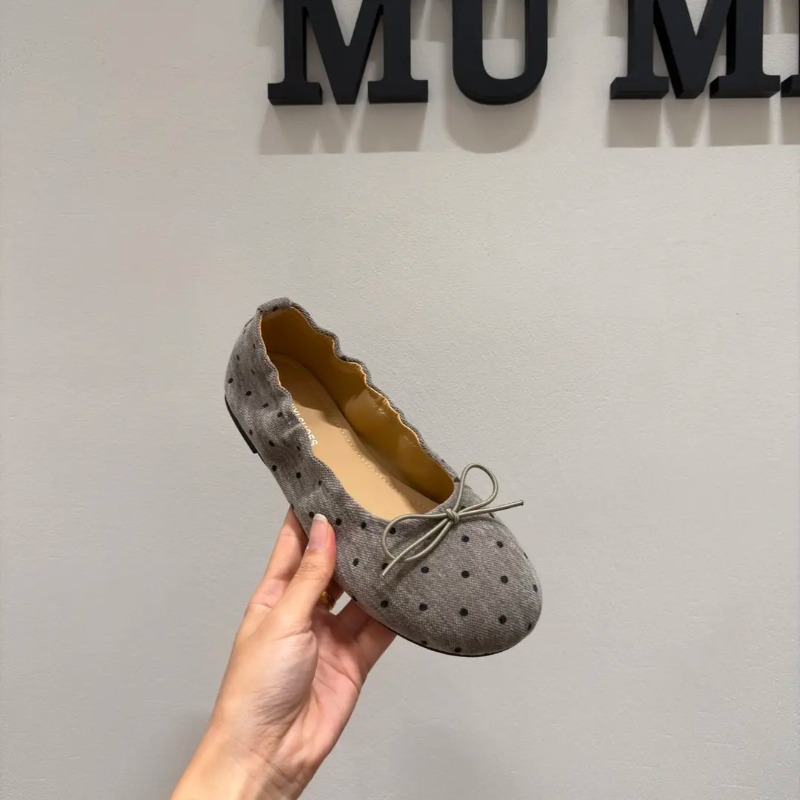 Women Polka Dot Ballet Flats S - Ballet Flat Women ulasan dan harga