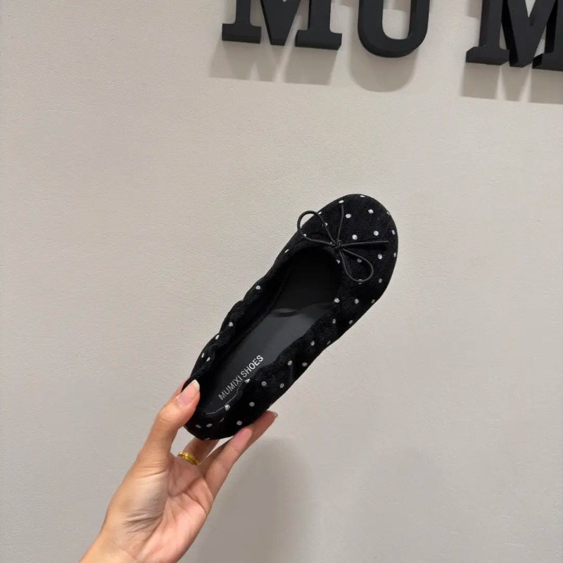Women Polka Dot Ballet Flats S - Ballet Flat Women ulasan dan harga