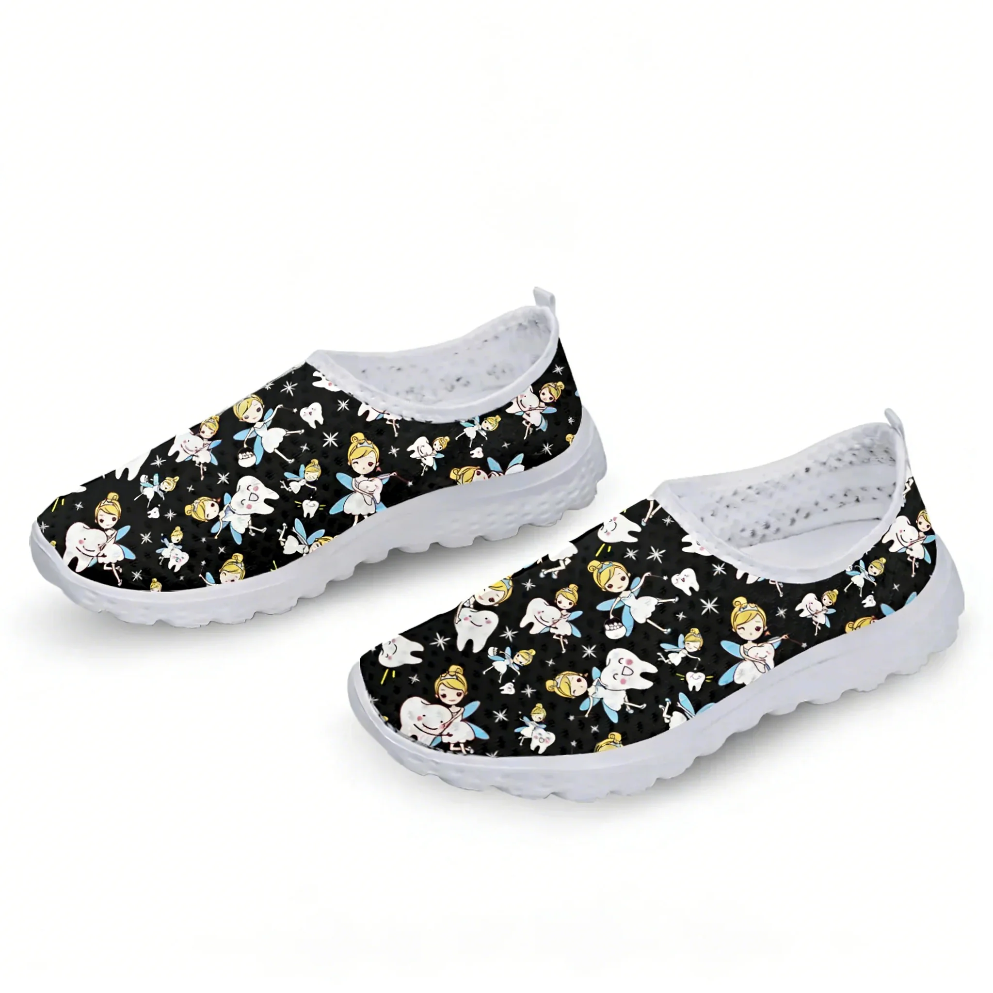 Cute Cartoon Nurse Elf/Teeth M - Women'S Shoes For Tennis ulasan dan harga