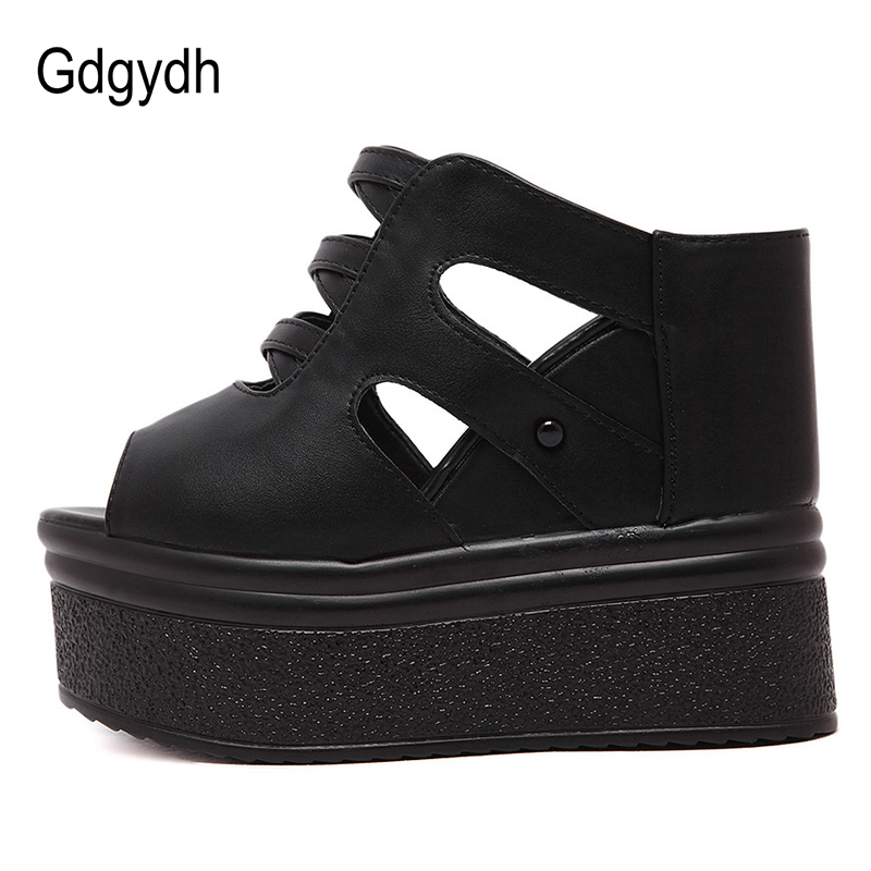 Gdgydh Open Toe Platform Mules - Women'S Shoes Vegan ulasan dan harga