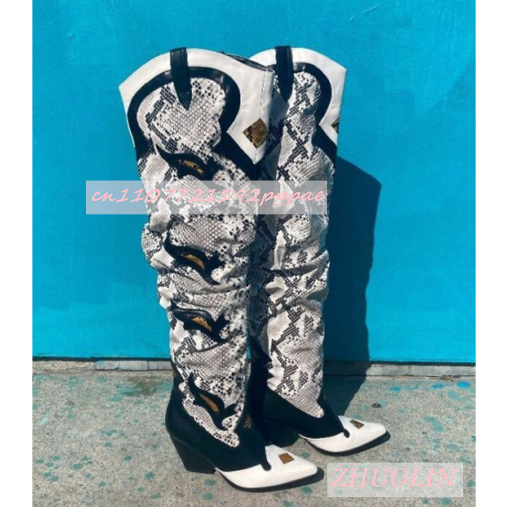 Winter Embroidered Snake Patte - Sock Boot Women ulasan dan harga
