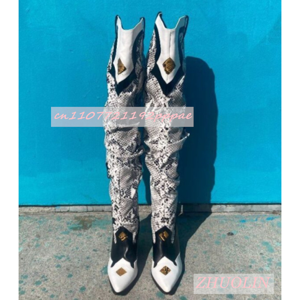 Winter Embroidered Snake Patte - Sock Boot Women ulasan dan harga