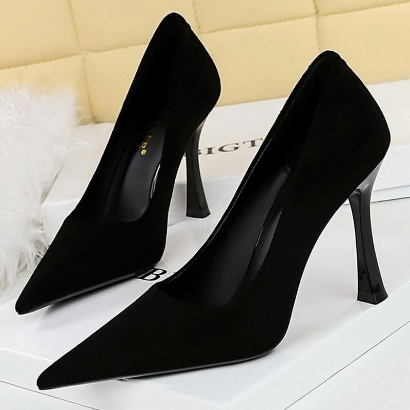 BIGTREE Shoes Suede Black Wome - Women Shoes Size 7 ulasan dan harga