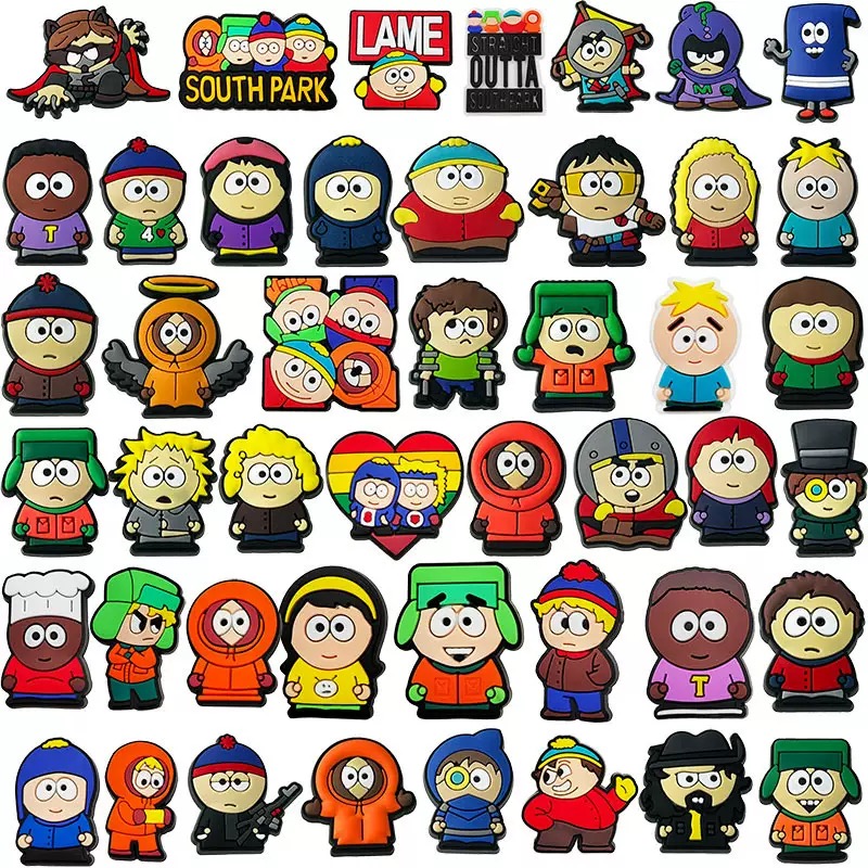 16-46Pcs Hot Toys South Park S - Croc Style Clog ulasan dan harga