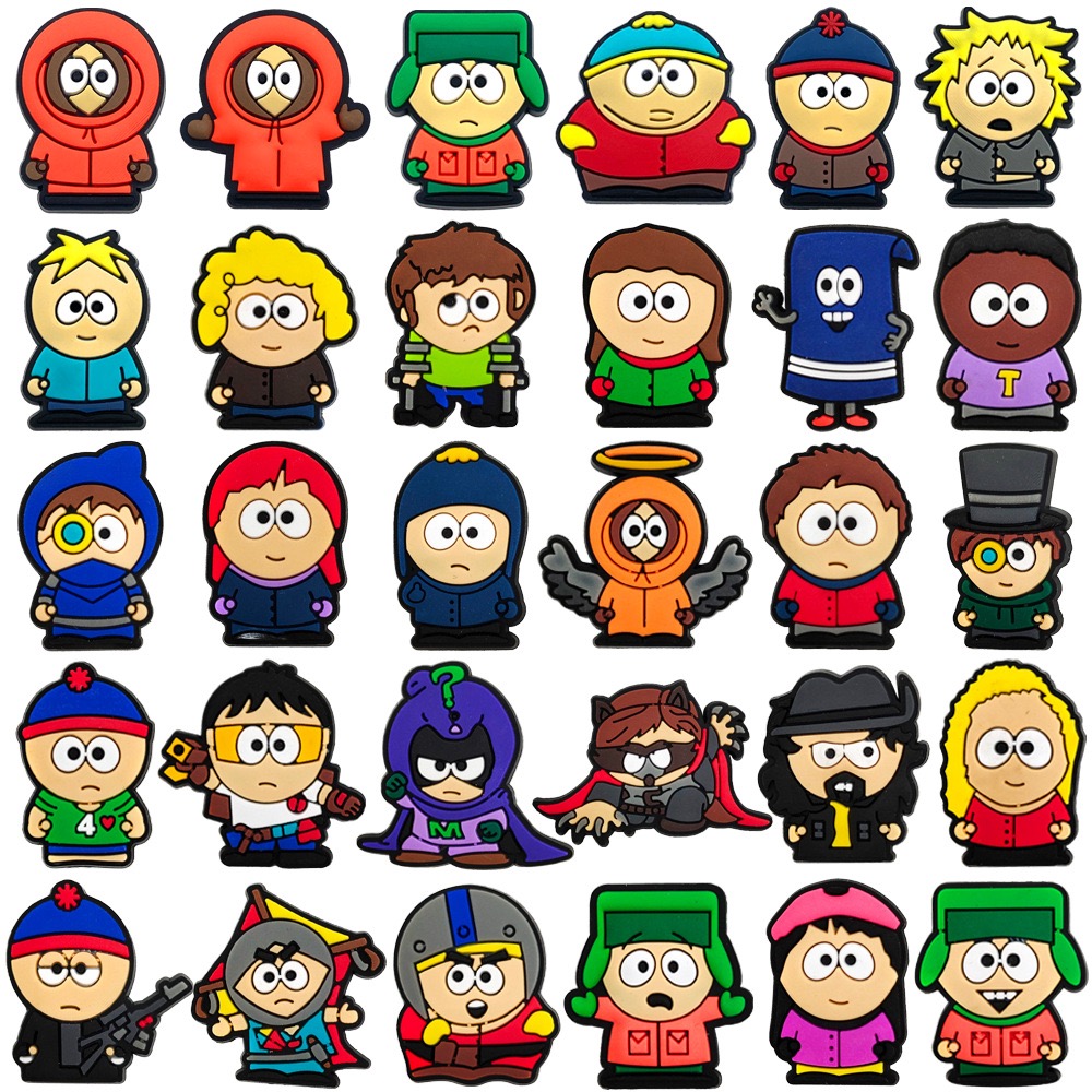16-46Pcs Hot Toys South Park S - Croc Style Clog ulasan dan harga