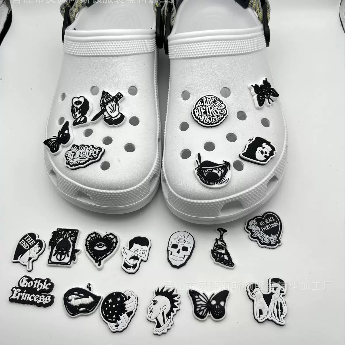23Pcs Horror Halloween Shoe Ch - Croc Style Clog ulasan dan harga