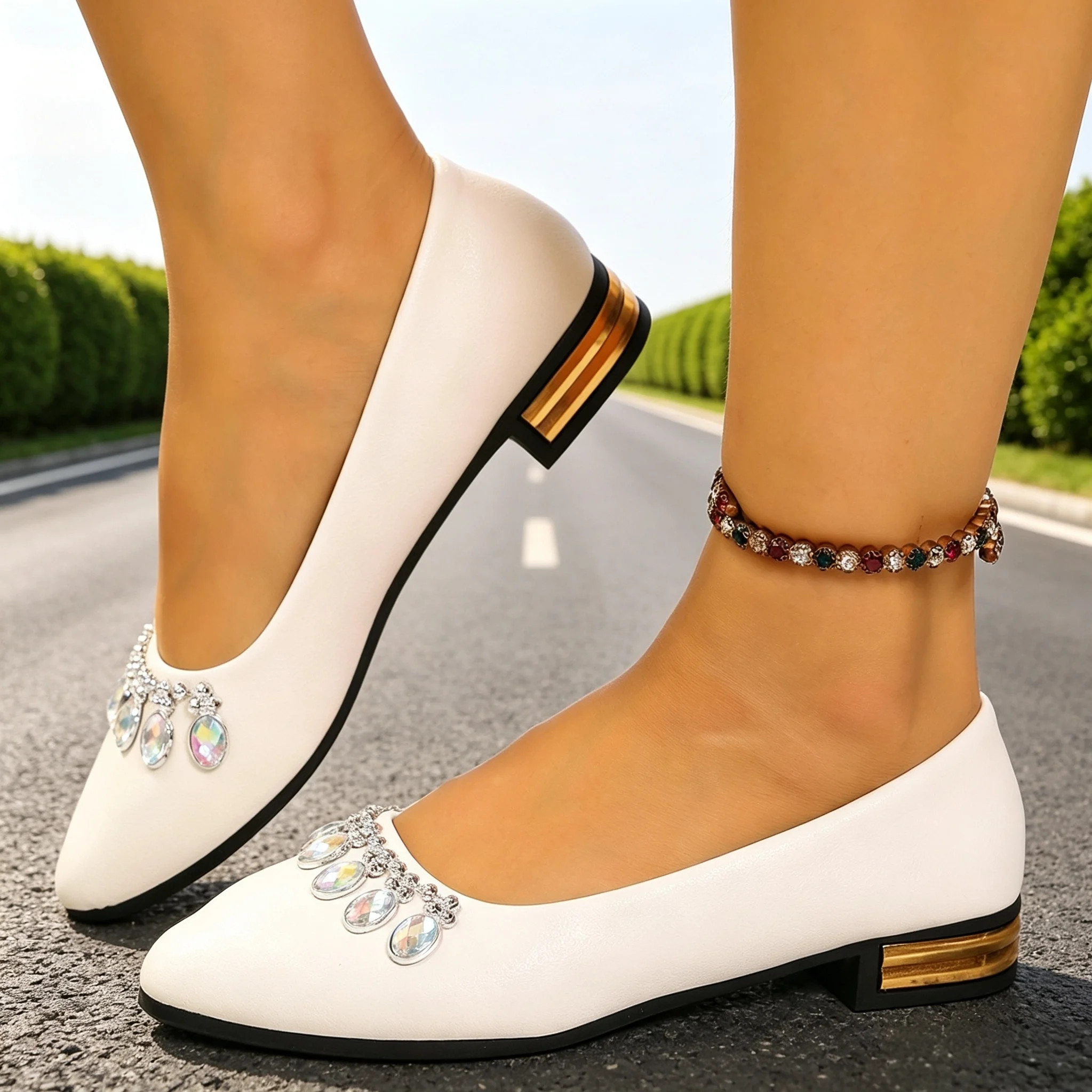 Women Flats Pointed Toe Ballet - Ballet Flat Women ulasan dan harga