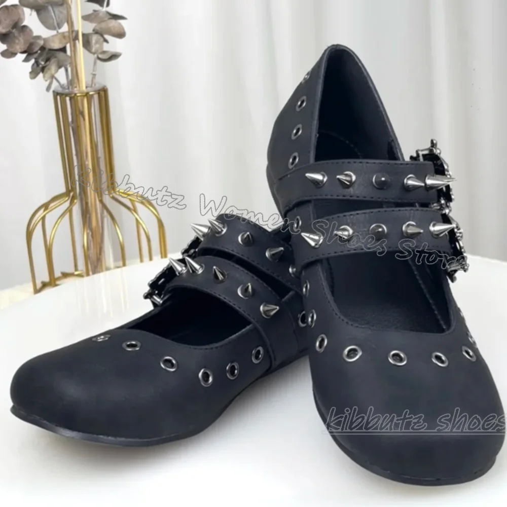 Gothic Ballet Pumps Punk Rock  - Ballet Flat Women ulasan dan harga
