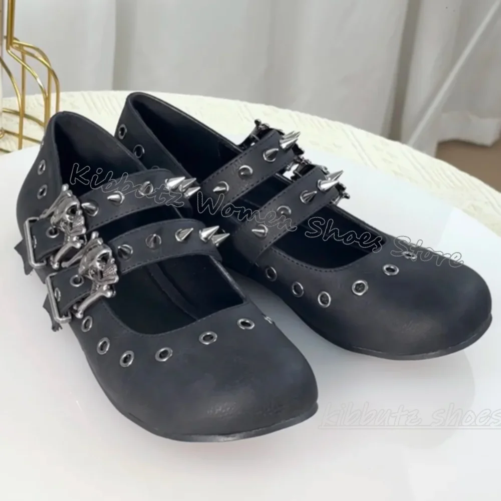 Gothic Ballet Pumps Punk Rock  - Ballet Flat Women ulasan dan harga