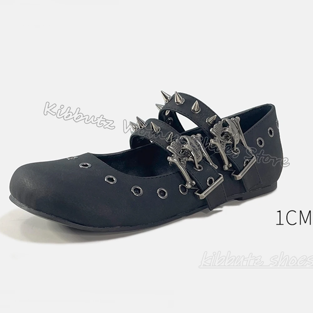 Gothic Ballet Pumps Punk Rock  - Ballet Flat Women ulasan dan harga