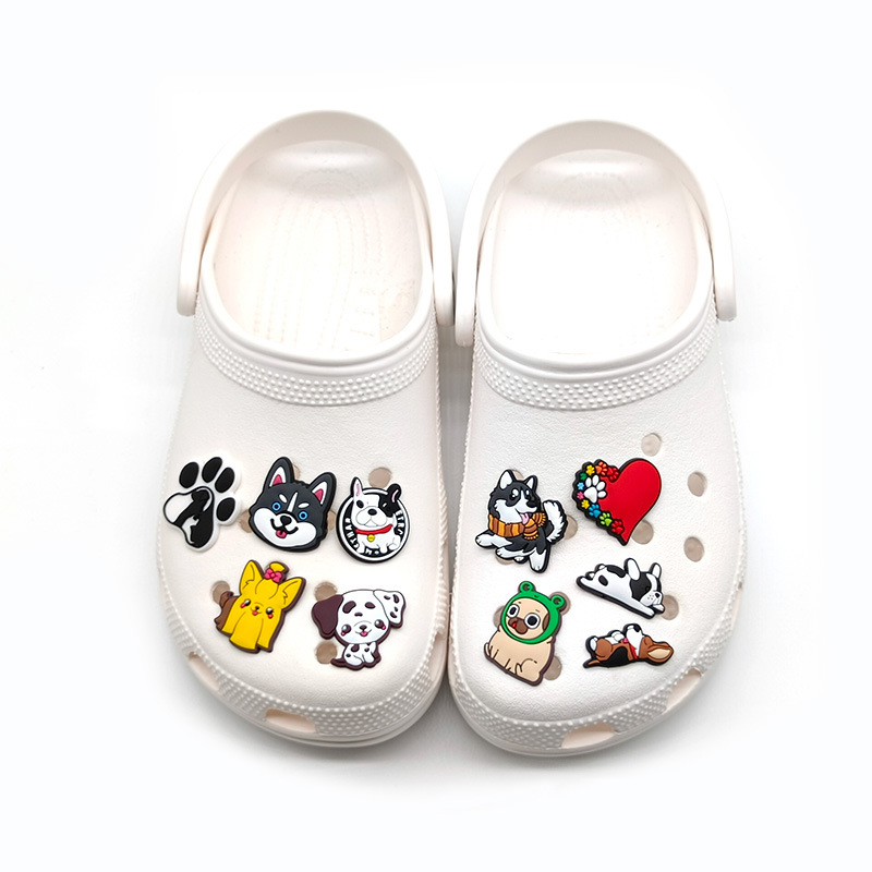 Cute Dog Shoe Charms for Crocs - Croc Style Clog ulasan dan harga
