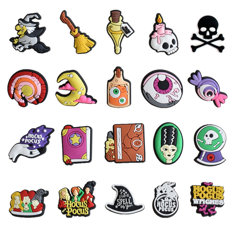 Hot Sale PVC 1pcs Halloween Wi - Croc Style Clog ulasan dan harga