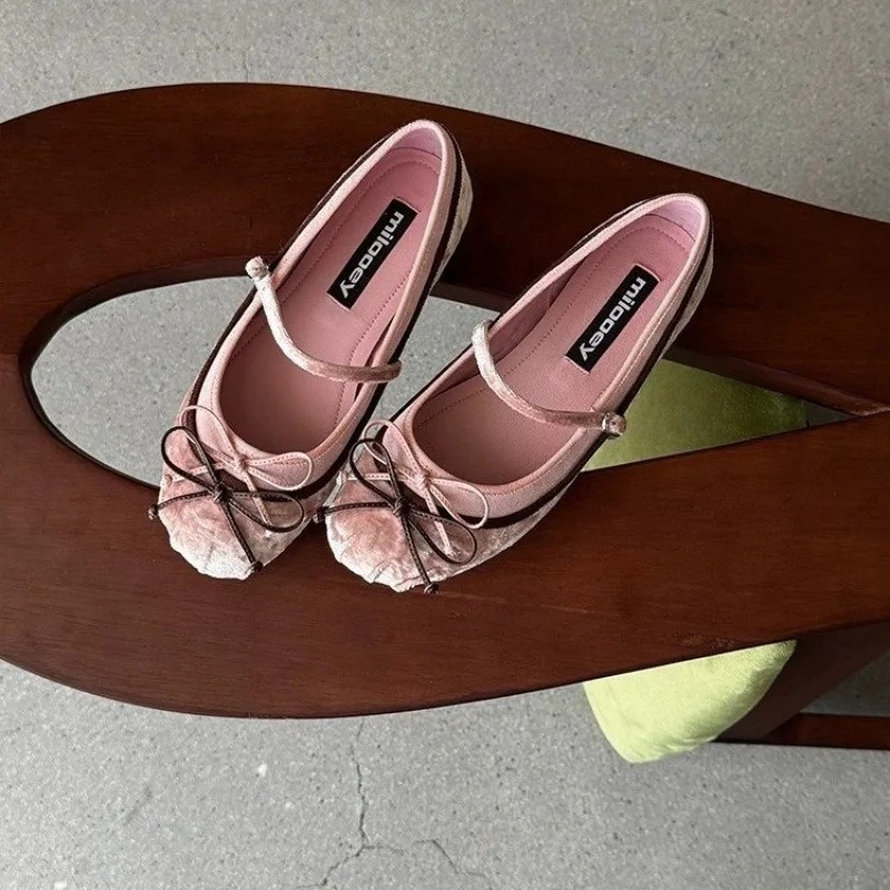 2026French Flat Bottomed Rotun - Ballet Flat Women ulasan dan harga