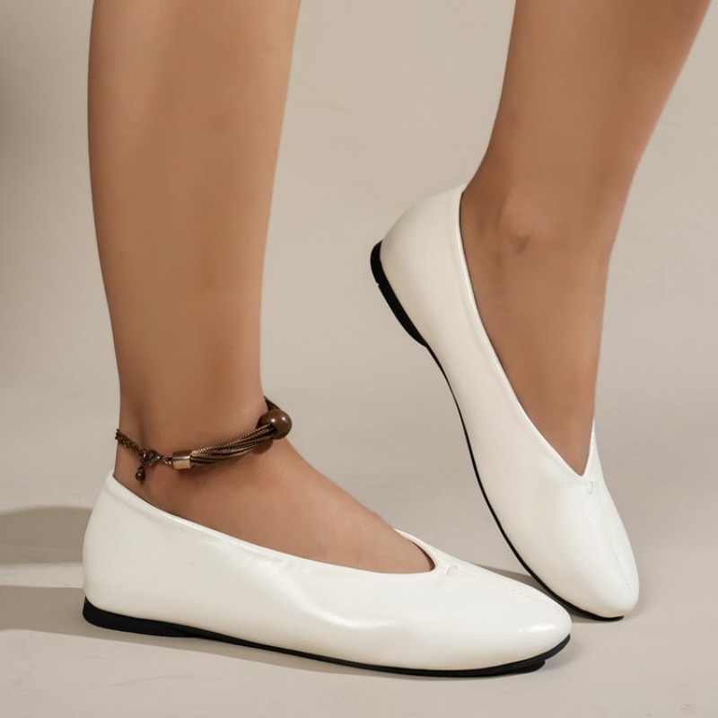 Comfort Round Toe Shallow Shoe - Ballet Flat Women ulasan dan harga