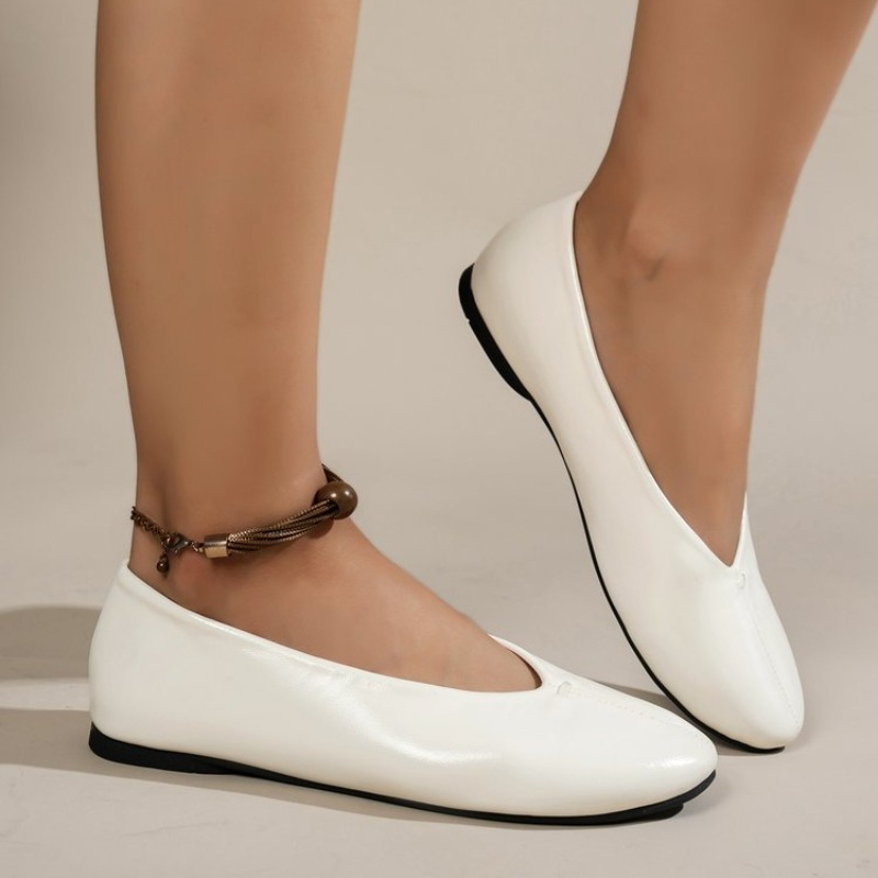 Comfort Round Toe Shallow Shoe - Ballet Flat Women ulasan dan harga