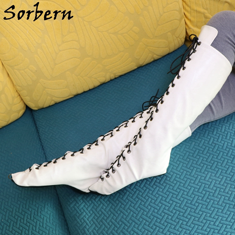 Sorbern White Ballet Heelless  - Women'S Shoes Vegan ulasan dan harga