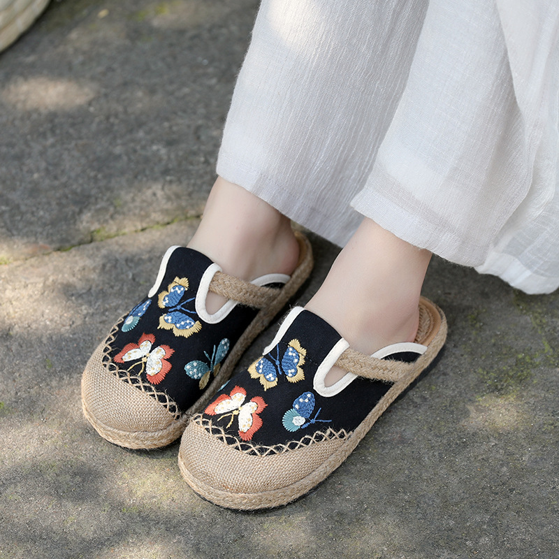2025 Women Casual Linen Handma - Women'S Shoes Vegan ulasan dan harga