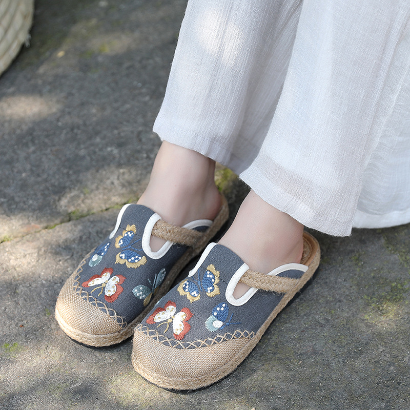 2025 Women Casual Linen Handma - Women'S Shoes Vegan ulasan dan harga