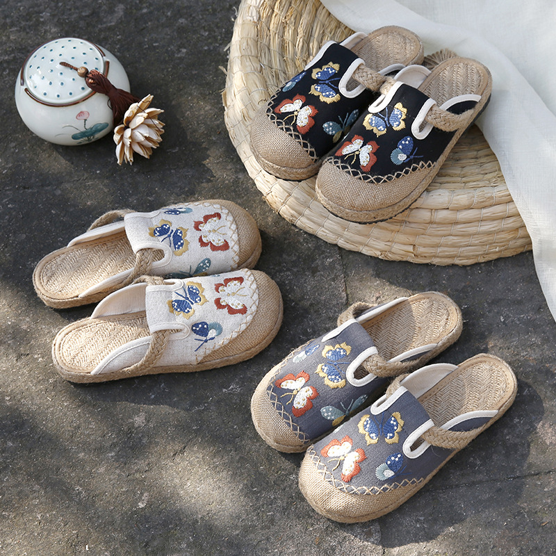 2025 Women Casual Linen Handma - Women'S Shoes Vegan ulasan dan harga