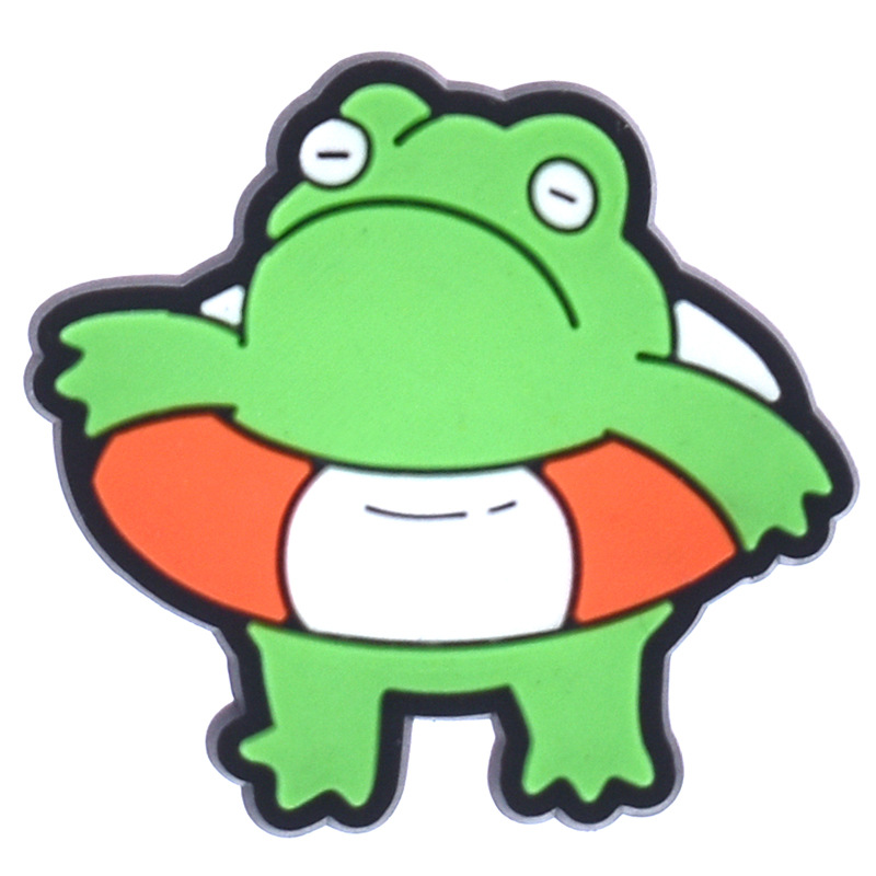 Hot Sale PVC Frog Shoe Charms  - Croc Style Clog ulasan dan harga