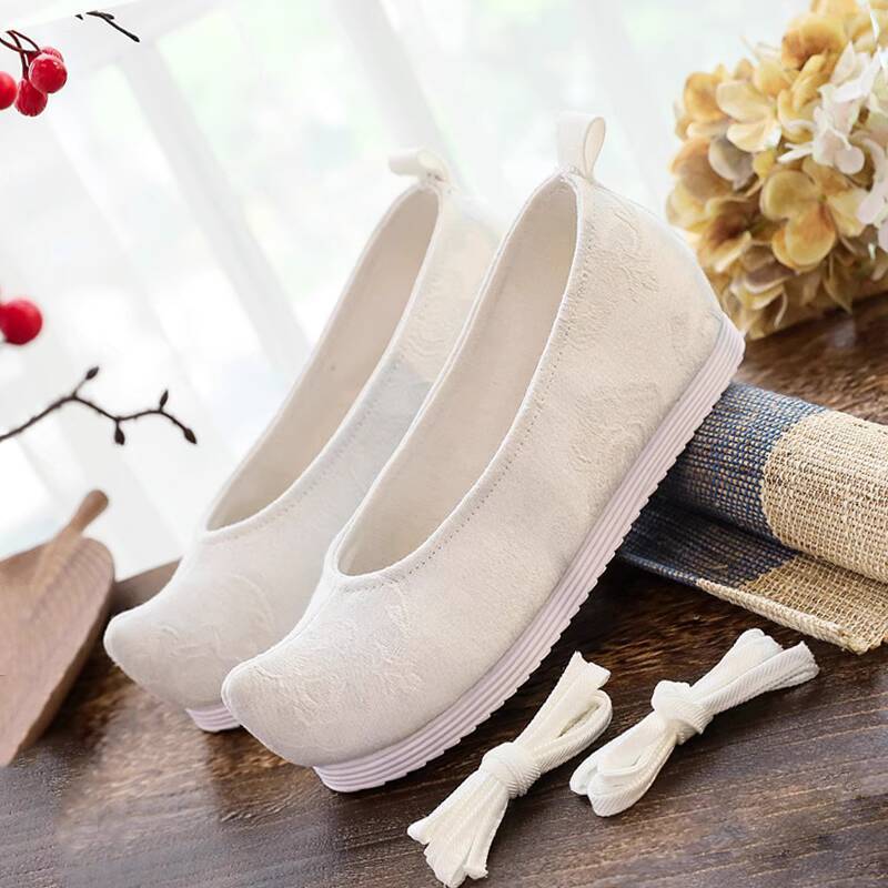 Solid Color Hanfu Ancient Styl - Women Shoes Japan ulasan dan harga