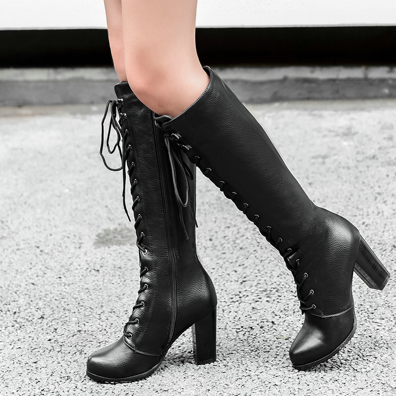 Women's Boots Thick High Heels - Sock Boot Women ulasan dan harga