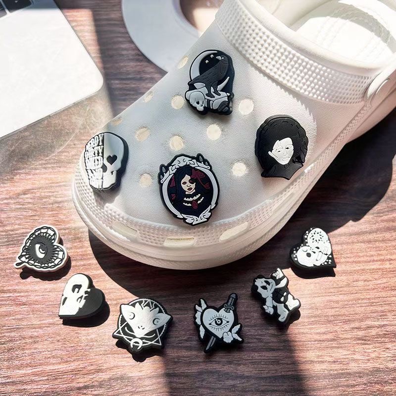 Halloween Skull Shoe Charms fo - Croc Style Clog ulasan dan harga