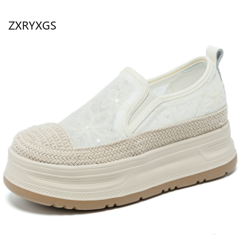 ZXRYXGS Premium Lace Mesh Brea - Women Shoes Size 7 ulasan dan harga