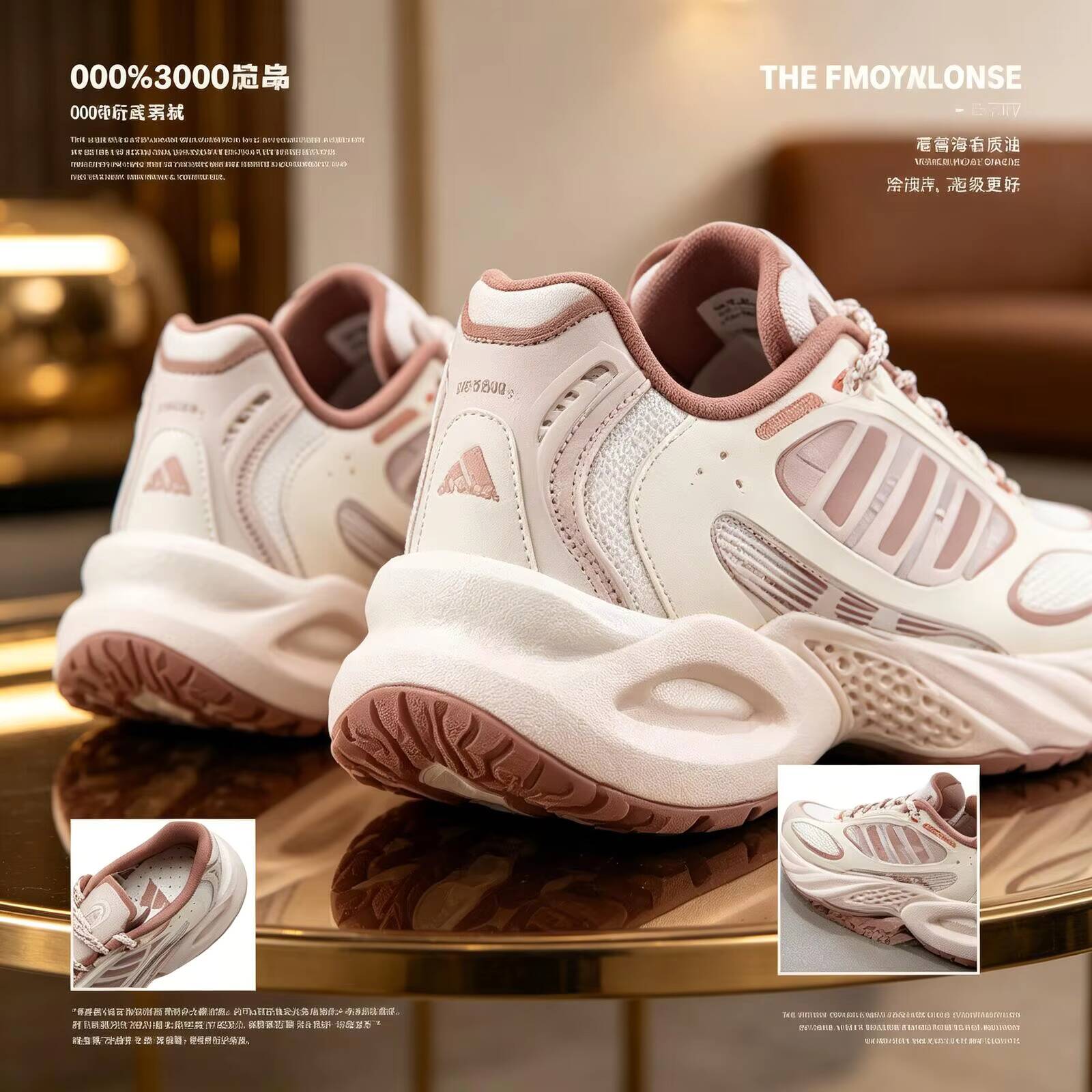 New Adidas Women Beige Pink Ho - Women'S Shoes Pink Adidas ulasan dan harga