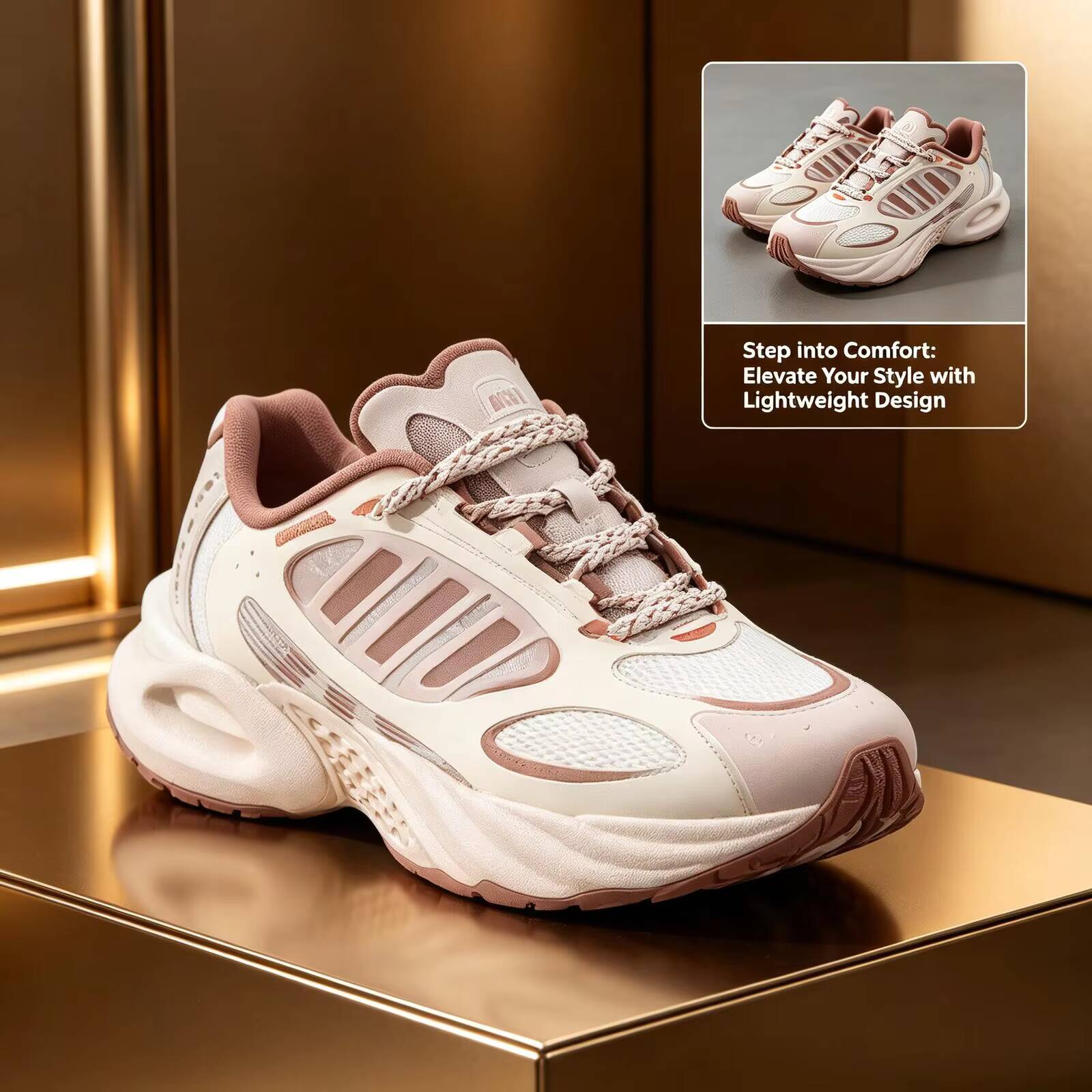 New Adidas Women Beige Pink Ho - Women'S Shoes Pink Adidas ulasan dan harga